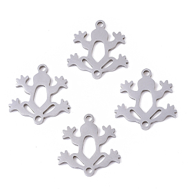 201 Stainless Steel Links Connectors, Laser Cut, Frog