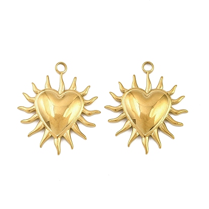 304 подвески из нержавеющей стали, сердце, ионное покрытие (ip)