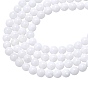 Natural Malaysia Jade Beads Strands, Dyed & Heated, Round