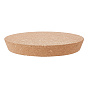 Cork Bottle Stoppers, Flat Round