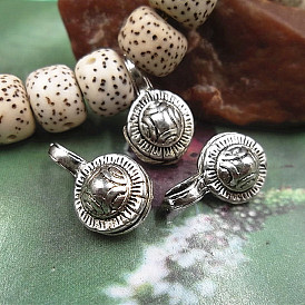 Brass Tibetan counter clip brass silver-plated small money clip diy jewelry accessories