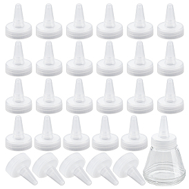 Пластиковая завинчивающаяся крышка для бутылки из полипропилена, сменные колпачки для выжимных бутылок, для бутылок с клеем, ремесла ремонт и искусство