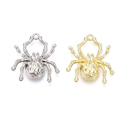 Подвески из сплава на хэллоуин, прелести паука