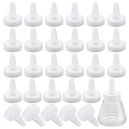 Пластиковая завинчивающаяся крышка для бутылки из полипропилена, сменные колпачки для выжимных бутылок, для бутылок с клеем, ремесла ремонт и искусство