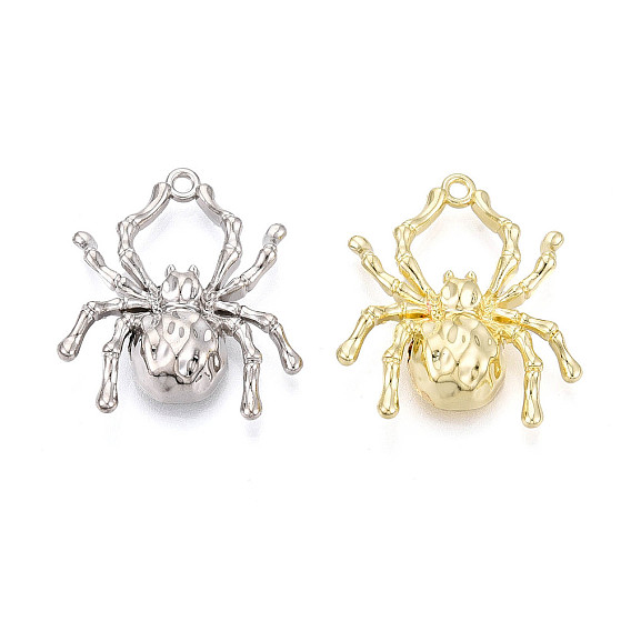 Подвески из сплава на хэллоуин, прелести паука