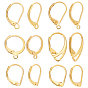 120шт 6 стиль латунные серьги с застежкой-молнией, с петлями