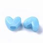Opaque Polystyrene(PS) Plastic Beads, Heart