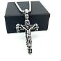 Винтажный панк 304 подвеска из нержавеющей стали в виде черепа, креста Иисуса и кулона для мужчин