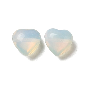 Opalite Beads, Heart