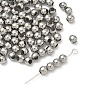 Круглые 316 хирургические дистанционные бусины из нержавеющей стали