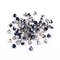 Grade AAA Electroplate Glass Beads Spacers, Faceted Bicone