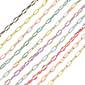 304 Эмалированные кабельные цепи из нержавеющей стали, пайки, с катушкой, ионное покрытие (ip), реальный 18 k позолоченный