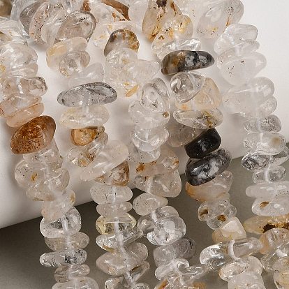 Natural Herkimer Diamond Beads Strands, Chip