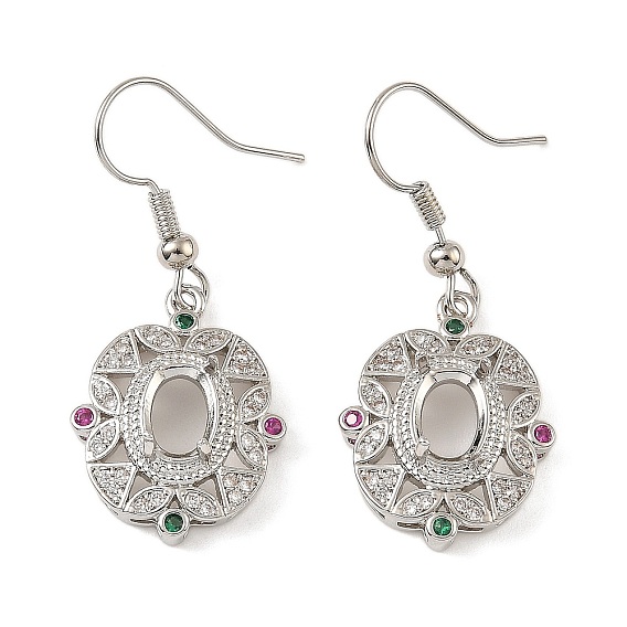 Стойка из латуни с покрытием из кубического циркония крючки для сережек, без свинца и без кадмия