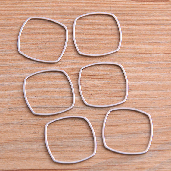 201 нержавеющей стали связывающий кольца, ромб