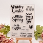 Easter Silicone Clear Stamps, for DIY Scrapbooking, Photo Album Decorative, Cards Making, Word