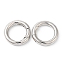 Brass Spring Gate Rings, Cadmium Free & Lead Free, Long-Lasting Plated, Ring