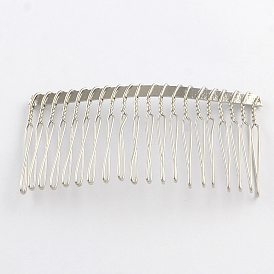 Fornituras de peine de pelo de hierro, 38x75x5 mm