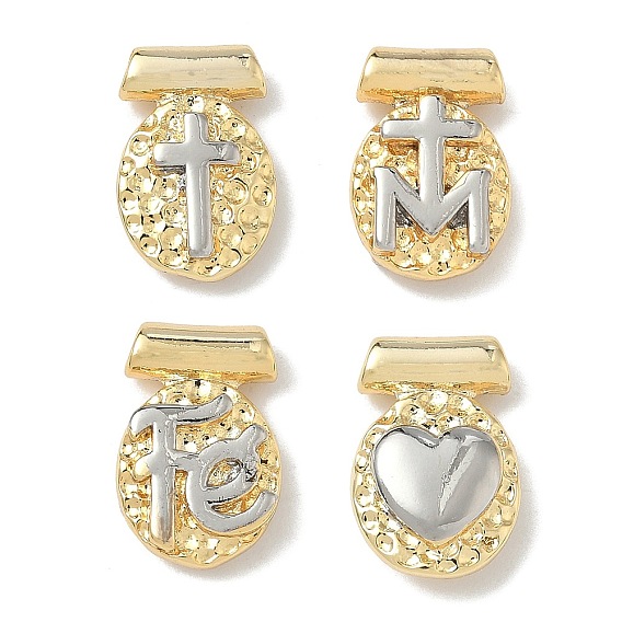 Латунь прелести, овальные, религиозные темы, долговечный, стойки покрытие