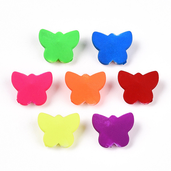 Лакированные бусины из акрила , бабочка