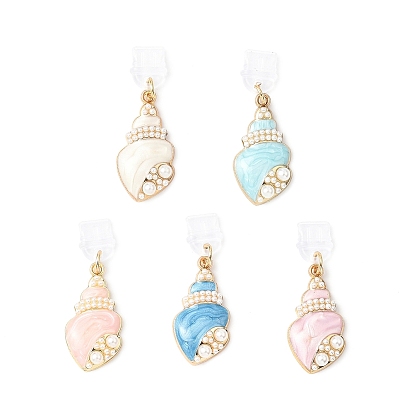 Подвесные мобильные пылезащитные заглушки из эмалированного сплава, раковина, золотые