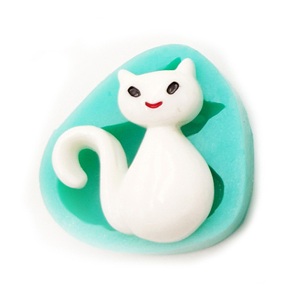 DIY Cat Food Grade Silicone Molds, Fondant Molds, for Chocolate, Candy, UV Resin & Epoxy Resin Halloween Ornament Making