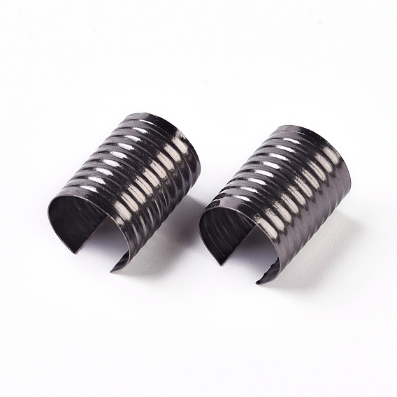 Железная складка над обжимными зажимами без петли, для аксессуаров для кисточек