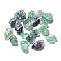 Rough Raw Natural Fluorite Beads, No Hole/Undrilled, Nuggets