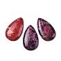 Подвески из натуральной имперской яшмы, окрашенные, слезинки