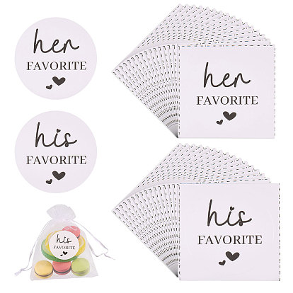 200 шт. 2 стили бумажных самоклеящихся наклеек