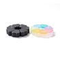 Plastic Boxes, for Jewelry Storage, 7 Compartments, Flower