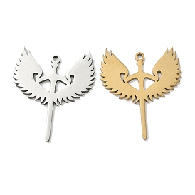 201 подвески из нержавеющей стали, Подвески в форме крыльев меча