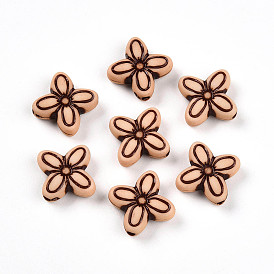 Непрозрачные акриловые бусины, цветок