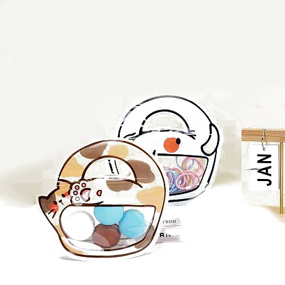 Мультяшные животные пластиковые печенья подарочные пакеты с замком-молнией, многоразовые упаковочные пакеты, верхнего уплотнения, самоклеящиеся пакеты для конфет