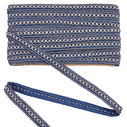 Polyester Centipede Braided Wavy Ribbon, Jacquard Ribbon, Tyrolean Ribbon, Garment Accessories