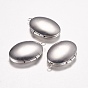 316 Stainless Steel Locket Pendants, Photo Frame Charms for Necklaces, Oval