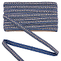 Polyester Centipede Braided Wavy Ribbon, Jacquard Ribbon, Tyrolean Ribbon, Garment Accessories