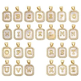 Латунные микропаве прозрачные подвески с фианитом, с натуральными ракушками, без кадмия и без свинца, долговечный, стойки покрытие, реальный 18 k позолоченный