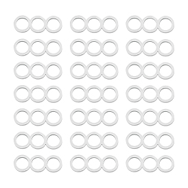 50шт 304 подвески из нержавеющей стали, три кольца связи