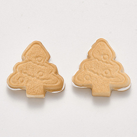 Resin Decoden Cabochons, Imitation Food Biscuits, Christmas Tree