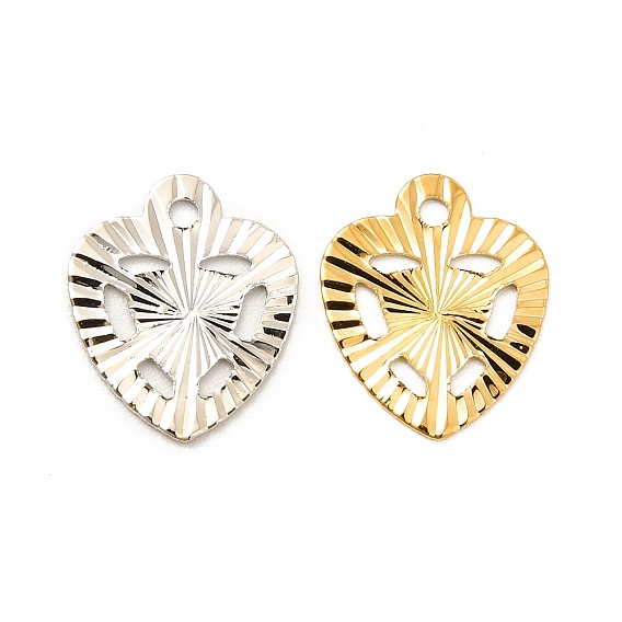 Стойки обшивки латунные подвески, долговечный, шарма сердца