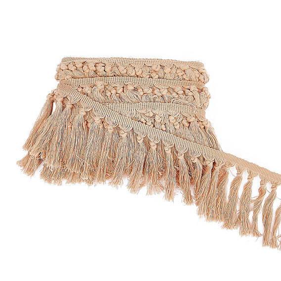 10 ярдов хлопчатобумажной ленты с кисточками, украшение занавеса