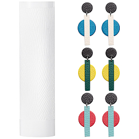 Валик с текстурой глины с акриловой ручкой, гончарные инструменты