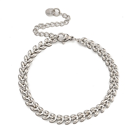 304 Stainless Steel Link Chain Bracelets for Women