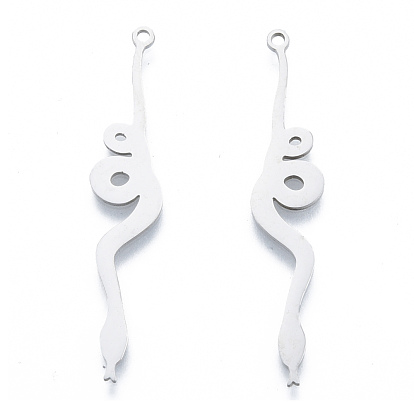 201 Stainless Steel Pendants, Snake Charm
