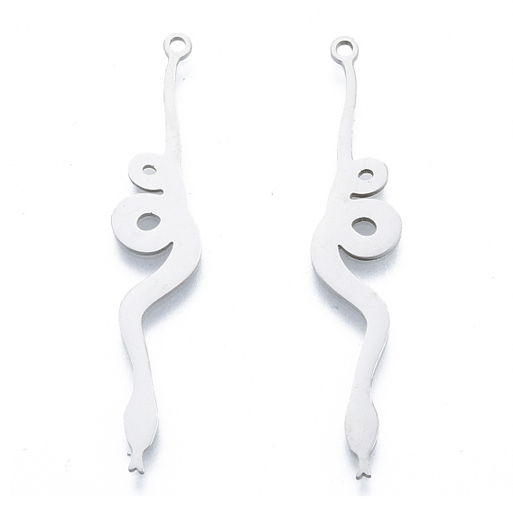 201 Stainless Steel Pendants, Snake Charm