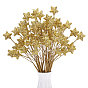 Silk & PVC Star Branch, for DIY Christmas Tree, Wreath, Party Decoration