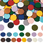 150 шт 15 цвета окрашенные бусины из натурального дерева, плоско-круглые