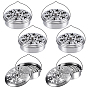 6Pcs Portable Stainless Steel Mosquito Coil Holder with Handle, Mosquito Incense Box