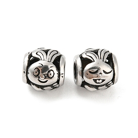 316 Surgical Stainless Steel  Beads, Rabbit